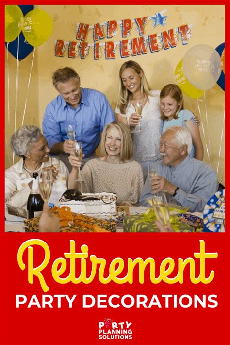 delightful retirement party decorations   special day