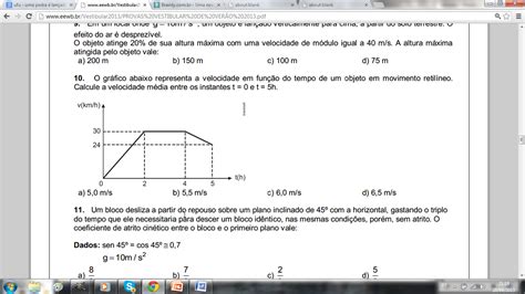 O Gráfico Abaixo Representa A Velocidade Em Função Do Tempo De Um