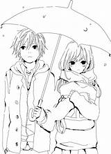 Anime Girl Boy Drawing Pages Nicepng Automatically Start Colouring Click Doesn Please If Couple sketch template