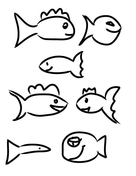 experimental katie fish coloring sheet