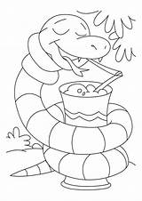 Mewarnai Ular Corn Sheets Snakes Anaconda Tulamama Preschoolers sketch template