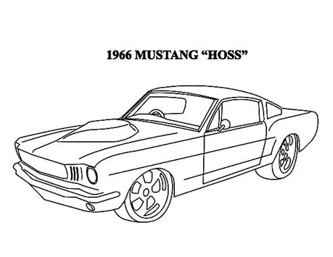 boss mustang car coloring pages  place  color