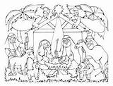 Nasterea Domnului Colorat Nativity Iisus Printables Bethlehem Craciun sketch template