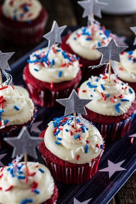 patriotic red velvet cupcakes olivia s cuisine