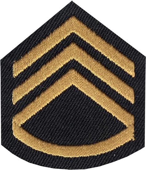 amazoncom military staff sergeant rank patch insignia stripe iron