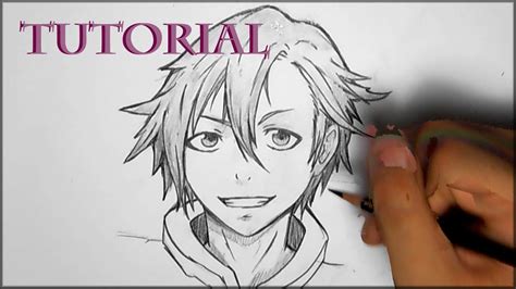 How To Draw Manga Male Hair Style Youtube