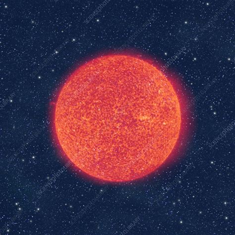 red giant stock image  science photo library
