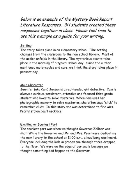 smart   write  introduction  book report  chronological