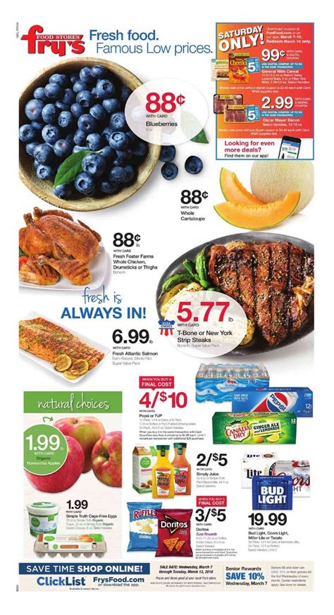 frys food weekly ad flyer july  july   jcdavilacom  weekly ad journals