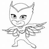Pj Masks Drawing Mask Coloring Paintingvalley Drawings Pages sketch template