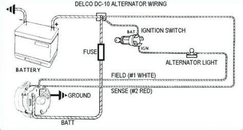 delco marine alternator wiring diagram