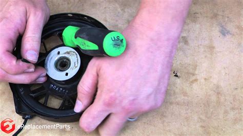 repair  starter cord   toro lawnmower youtube