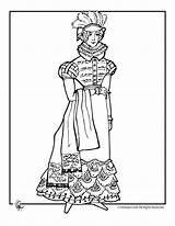 Coloring Victorian Doll Printer Send Button Special Print Only Use Click Kids sketch template