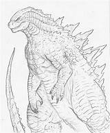 Godzilla Kong Shin Ghidorah Kaiju Mecha Monstruos Dinosaurios Mechagodzilla Criaturas Fantásticas Ilustración Terror Dinosaurio Muto Fumetti Mitologiche Mitiche sketch template