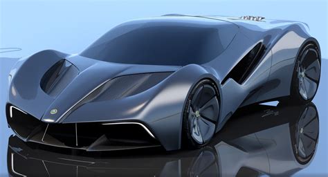 lotus ultimate track car design study combines sleek aerodynamics  muscular stance carscoops