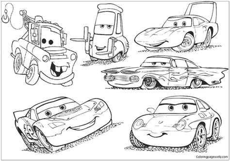 disney cars  lightning mcqueen  coloring pages cartoons coloring pages coloring pages