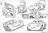 Mcqueen Cars Lightning Disney Pages Coloring Movie Color Online Printable sketch template