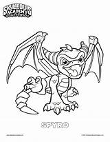 Spyro Skylanders Skylander Giants Getcolorings Coloriages Mamalikesthis sketch template