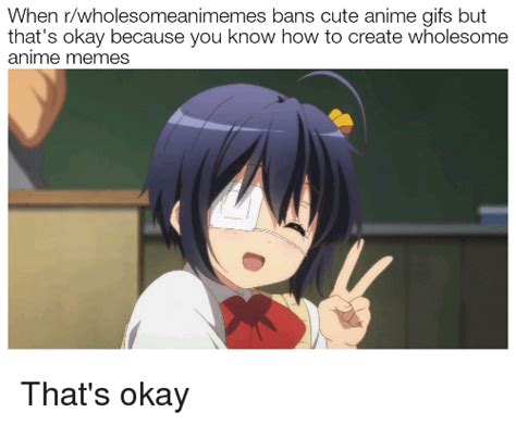 rwholesomeanimemes bans cute anime gifs