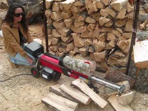 powerhouse log splitter video youtube