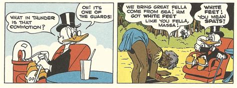 White Ducks Burden Race In Walt Disneys Donald Duck Lost In The
