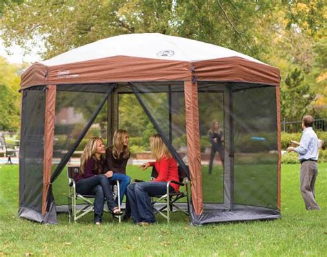 coleman instant screened canopy review  camping corner