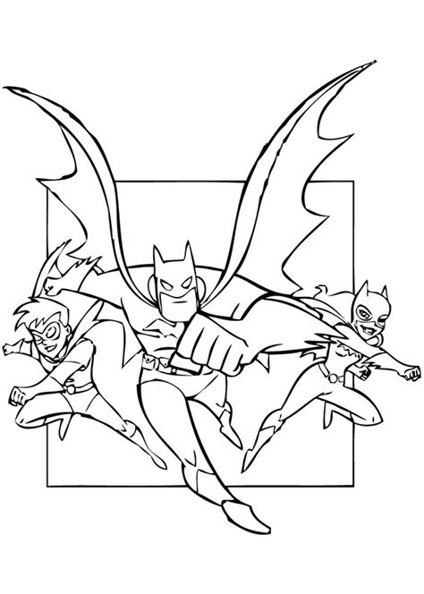 batman coloring pages superheroes batman robin  batgirl