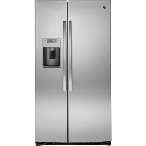 ge profile     cu ft side  side refrigerator  stainless steel psekshss