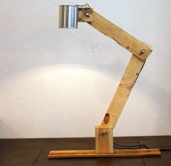 lampu meja portable  kayu bekas  kaleng cat bintangtopcom