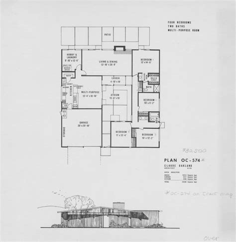 eichler homes floor plans  home plans design