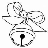Bell Bells Clip Outline Christmas Jingle Clipart Clipartbest sketch template