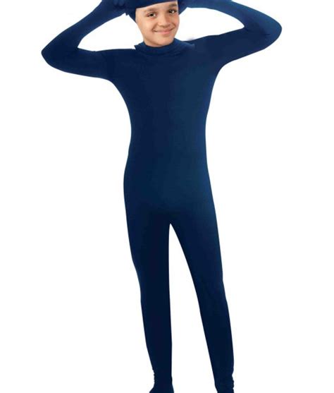 child blue  skin suit halloween costume ideas