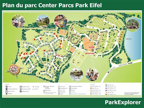 le plan de center parcs park eifel parkexplorer