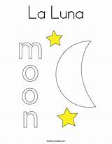 Luna Coloring La Moon Built California Usa Twistynoodle sketch template