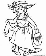 Coloring Pages Girl Halloween Kids Princess Printable Costume Scary Costumes Girls Fun Book Print Cute Clipart Children Color Kid Holiday sketch template
