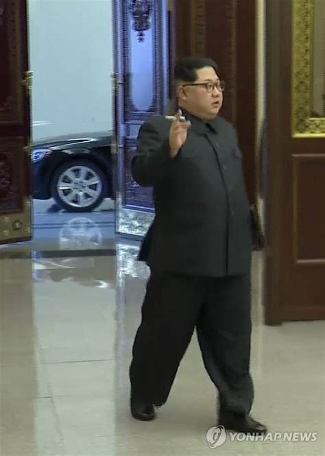 Picture Of The Day Kim Jong Un Spotted Smoking A