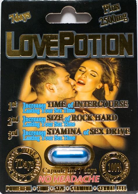 Love Potion Plus 2500mg Male Sexual Enhancement Blue Pill