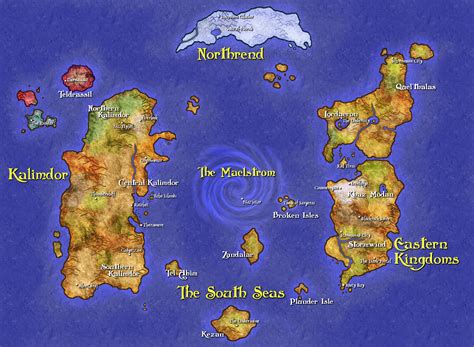 Wow Karte World Of Warcraft