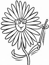 Colorat Floare Flori Planse Floarea Dirijor Soarelui Plansa Kwiaty Desen Clopotel Druku Kolorowanki Wydruku Educatie Malowanki Zambitoare Trandafir şi sketch template