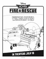 Planes Pages Coloring Rescue Fire Disney Windlifter Colouring Color Choose Board Print Books sketch template