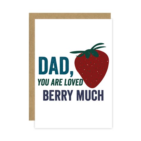 dad   loved berry  card love  cards cool