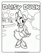 Coloring Pages Mickey Mouse Printable Clubhouse Disney Library Clipart Duck Daisy sketch template