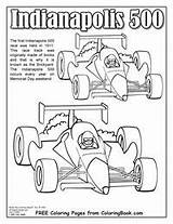 Coloring Indy Car Pages Getdrawings Books Getcolorings sketch template