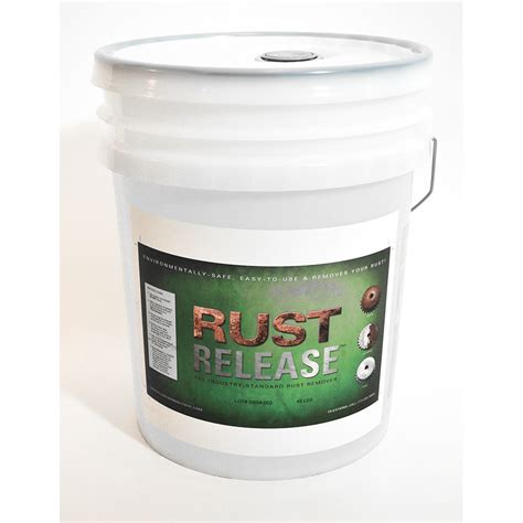 gallon pail rust release  industrial safe rust remover