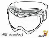 Goggles Designlooter Yescoloring sketch template