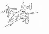 Osprey Drawing Line 22 Aircraft Getdrawings Deviantart sketch template