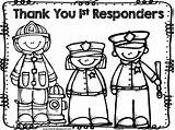 Coloring Patriot Responders Pages First Community September Kids Sheets Kindergarten Helpers Fire Workers Remember Thank Freebie Color Printable Heroes Activities sketch template
