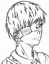 Tokyo Ghoul Coloring Pages sketch template
