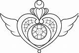 Sailor Moon Brooch Line Tattoo Coloring Crisis Deviantart Drawing Tattoos Crystal Pages Getdrawings Vector Brosche Choose Board Colouring sketch template
