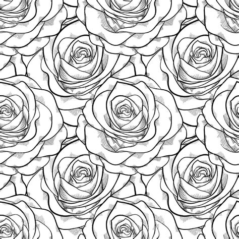 beautiful roses coloring pages